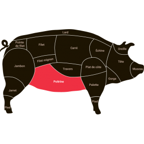 Poitrine de porc demi-sel...