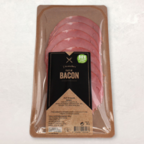 Filets de bacon 7 tranches 80g