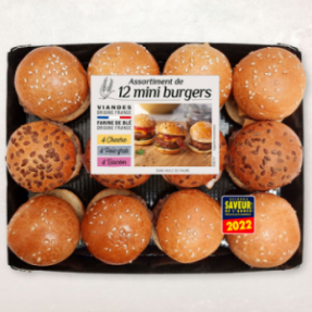 Mini burgers panaché...
