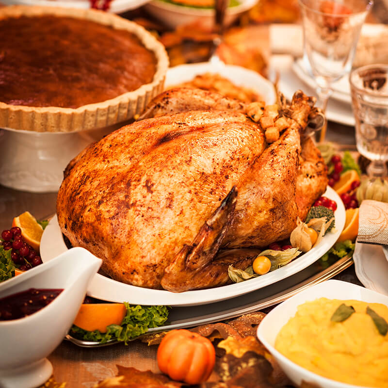 Recette de dinde farcie rôtie pour Thanksgiving