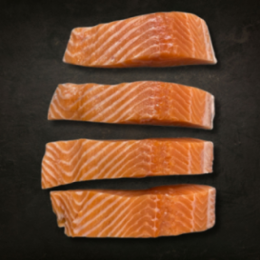Pavés de saumon x8  1,3-1,6kg