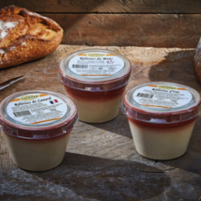 Rillette d'oie pot grès 220g