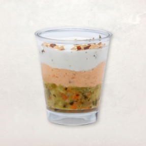 Verrine truite fromage...