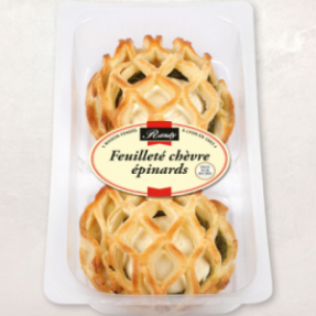 Feuilleté chèvre épinard...