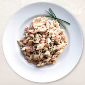 Salade de pâtes au poulet...