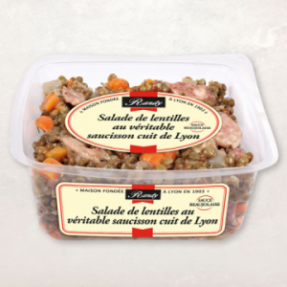 Salade de lentilles au...