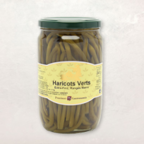 Haricots verts extra fins...