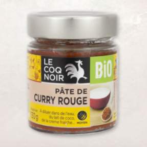 Pâte de curry rouge BIO 130g