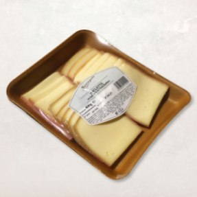 Raclette tranchée au lait...