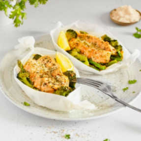 Recette saumon en papillote