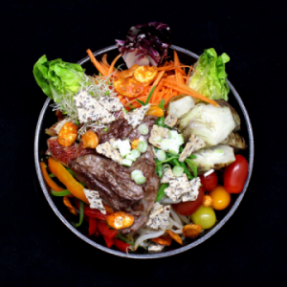 Recette de poke bowl boeuf...