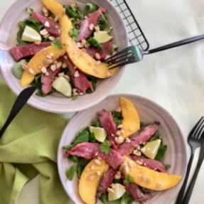 Recette de salade de rôti...