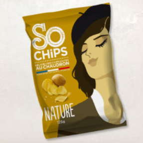 Chips locavores nature 125g Chips locavores nature 125g