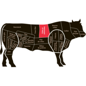 Entrecôte XXL de boeuf...