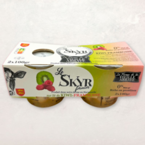 Skyr fermier sur lit de...