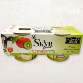 Skyr fermier sur lit de...