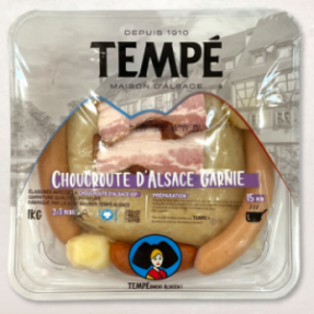 Choucroute IGP garnie au... Choucroute IGP garnie au...