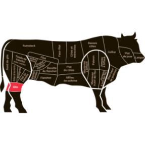 Gite de boeuf pour pot au...