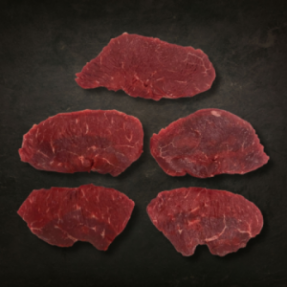 Steak de rumsteck de boeuf...