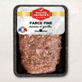 Farce fine marrons 6% et...