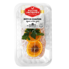 Rôti de chapon mariné farci...