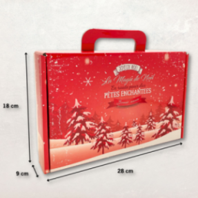 Coffret cadeau rouge Fêtes...
