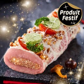 Rôti de porc farci aux...