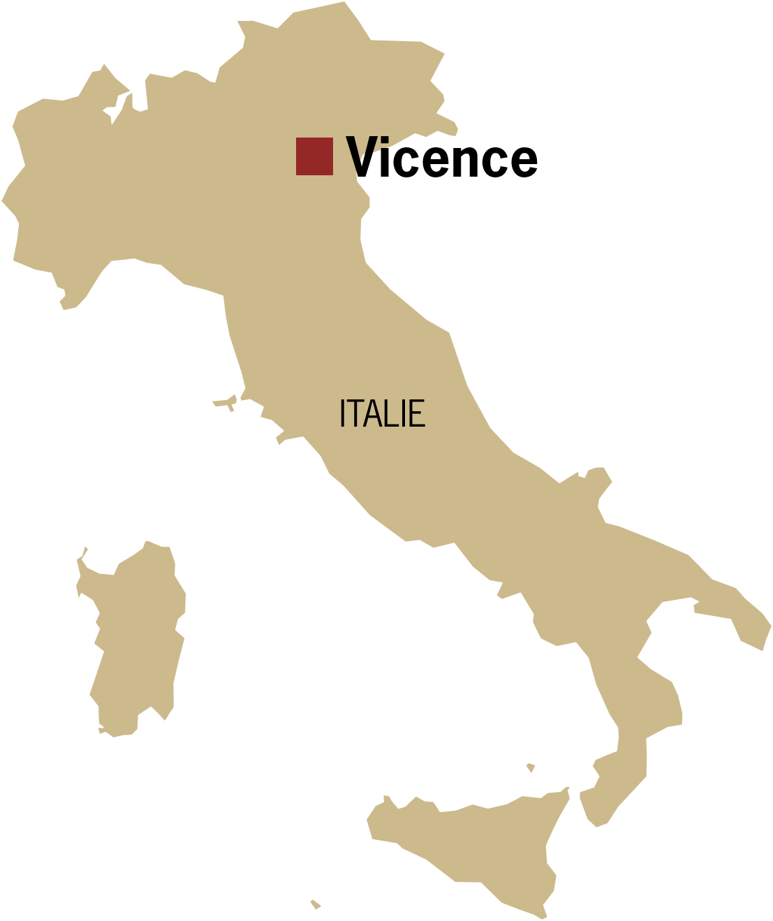 Carte Italie Pâtes Bertagni