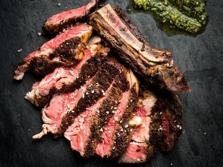 Recette d'entrecôte de boeuf Salers Carré de Boeuf