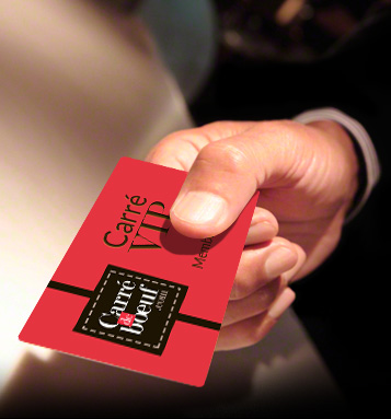 Carte fidélité Carré VIP - Carré de Boeuf Carte fidélité Carré VIP - Carré de Boeuf