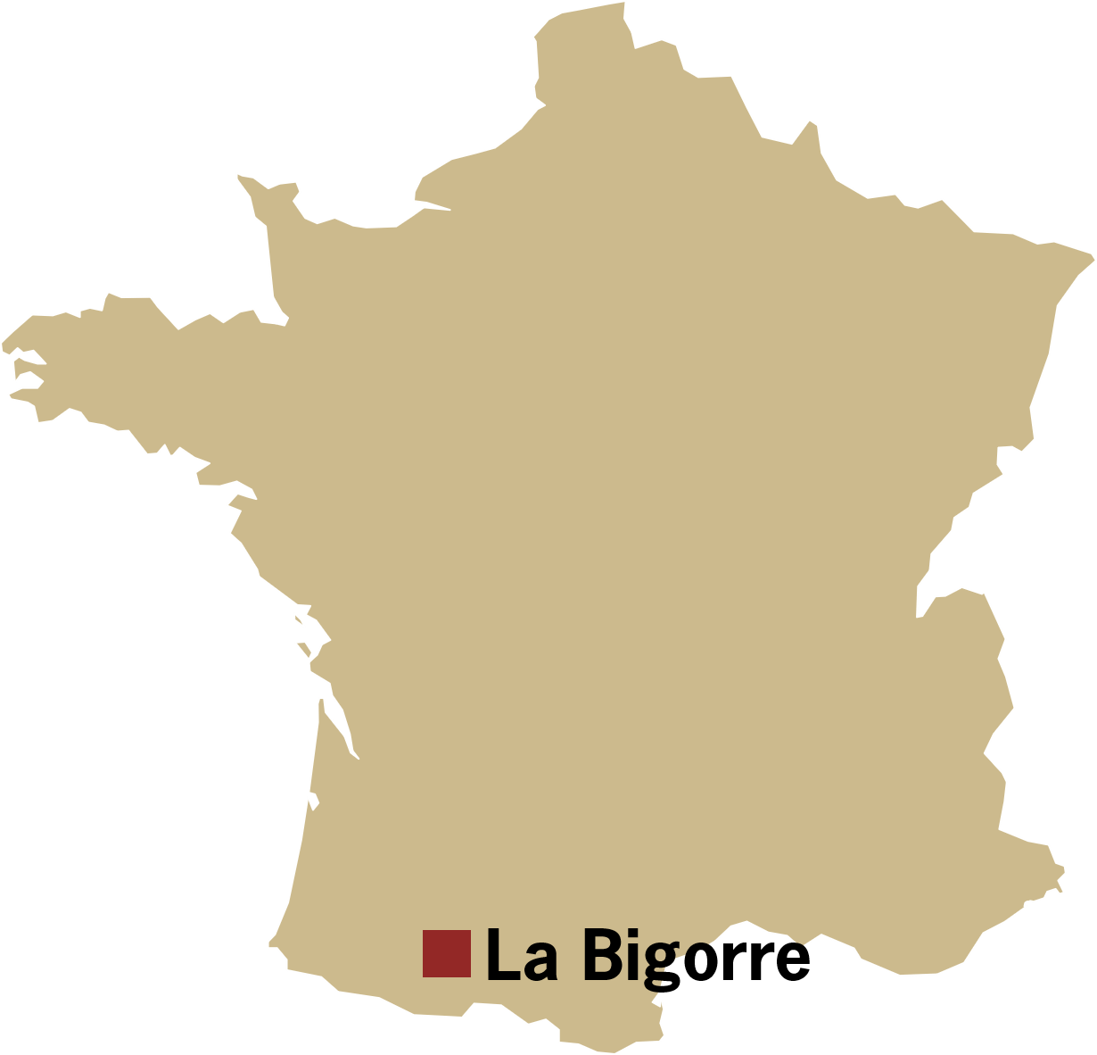 La Bigorre carte