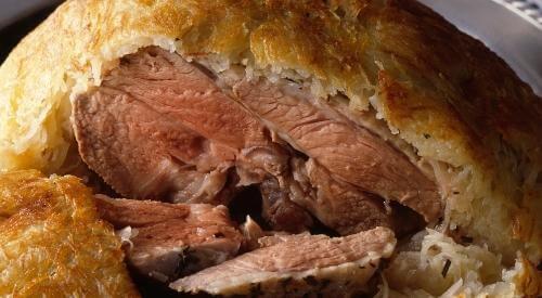 Recette d'agneau en croûte de pommes de terre