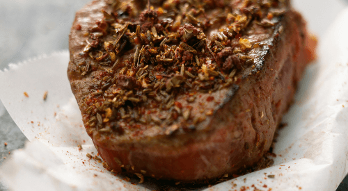 Recette de pavé de bœuf grillé aux épices